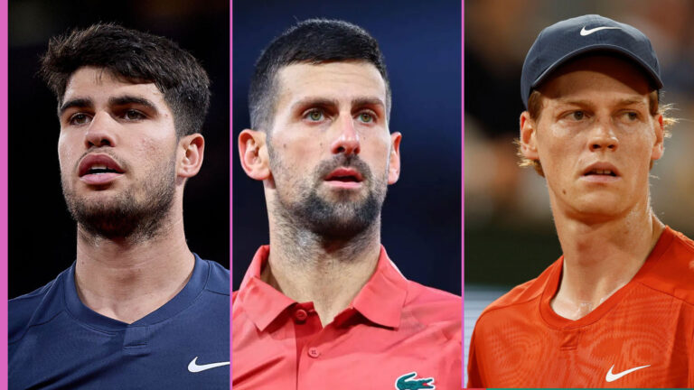 Carlos-Alcaraz-Novak-Djokovic-and-Jannik-Sinner-focused